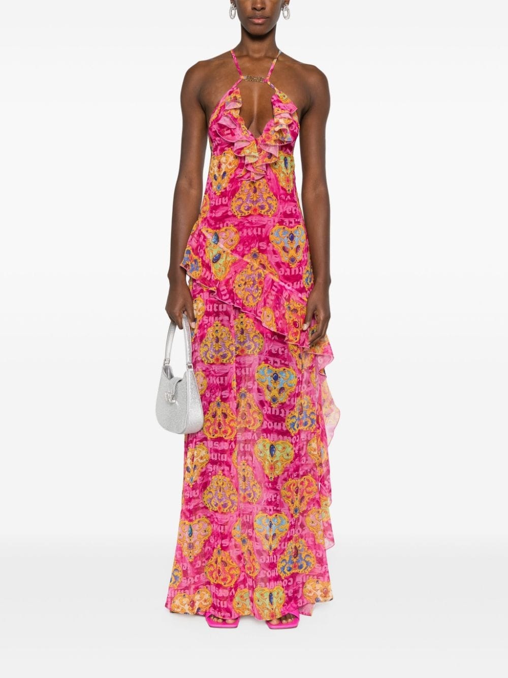 Heart-Couture-print maxi dress - 2