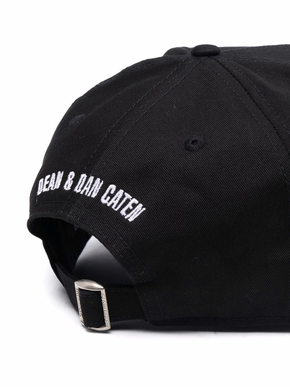 embroidered-logo six-panel cap - 4