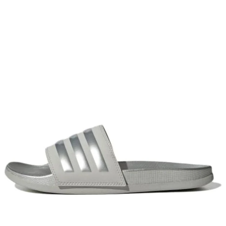 (WMNS) adidas Adilette Comfort Slide 'Grey Silver Metallic' H03619 - 1