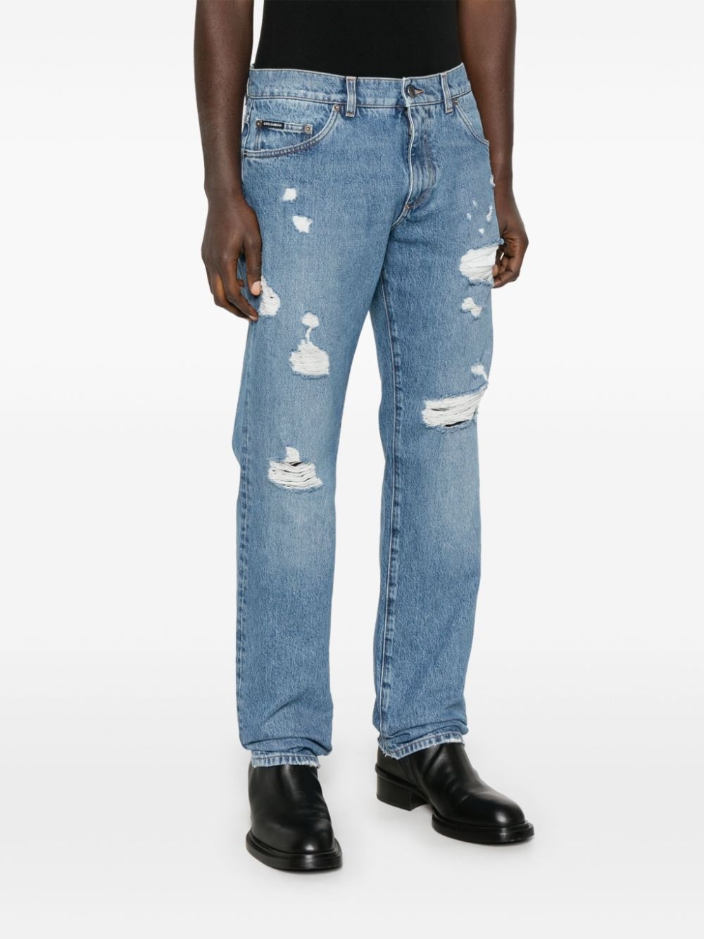 straight-leg jeans - 3