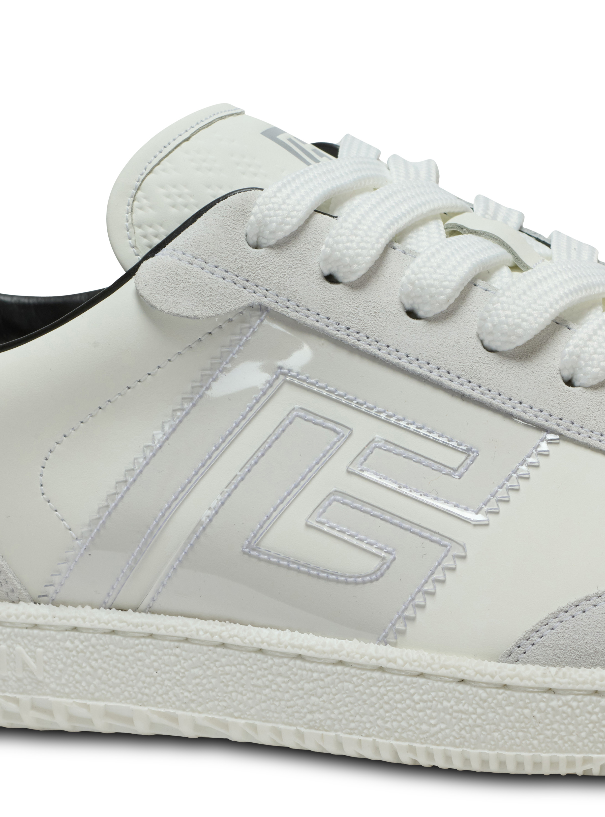 Suede Balmain Swan trainers - 7