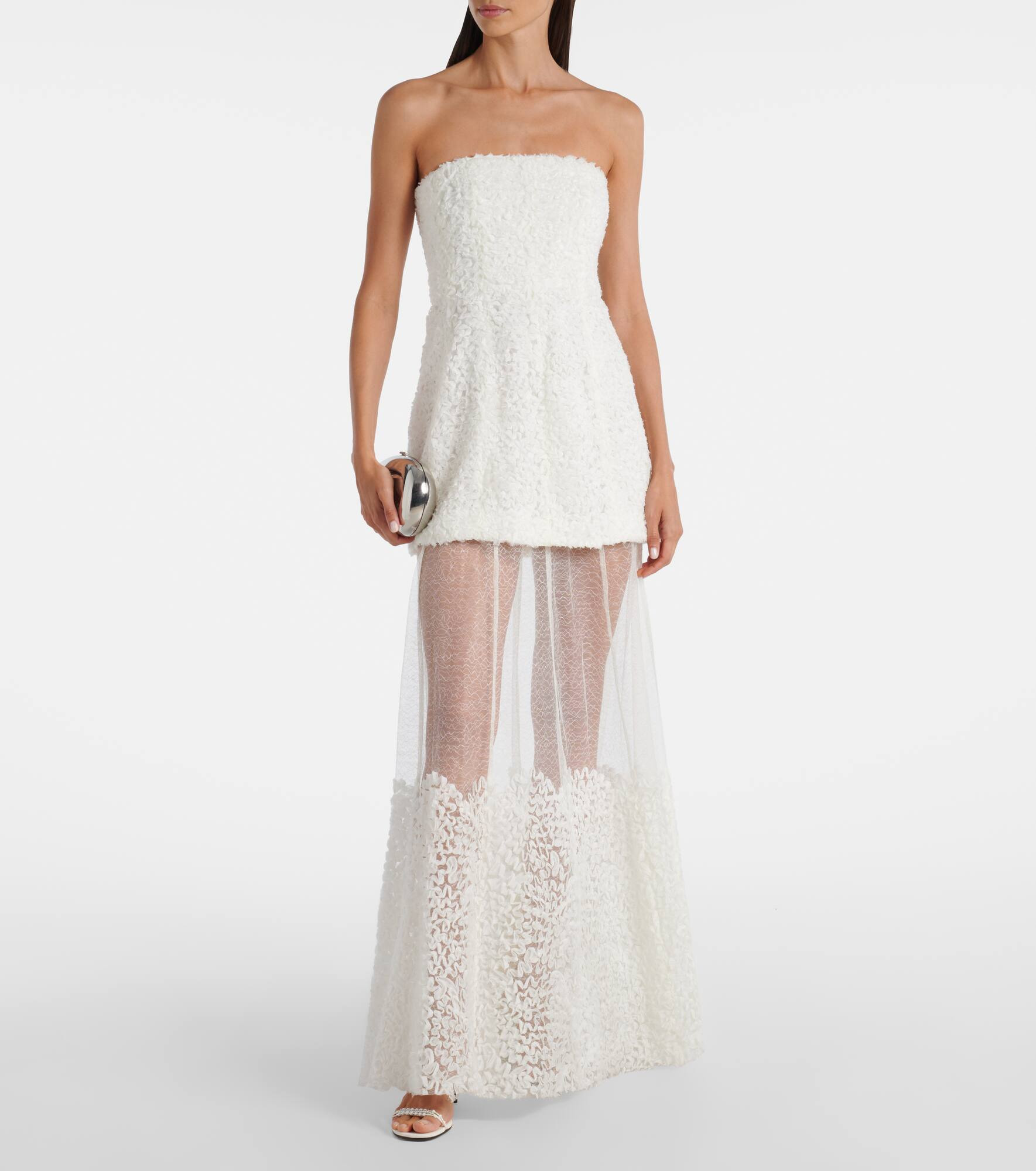 Marella chiffon bustier dress - 2