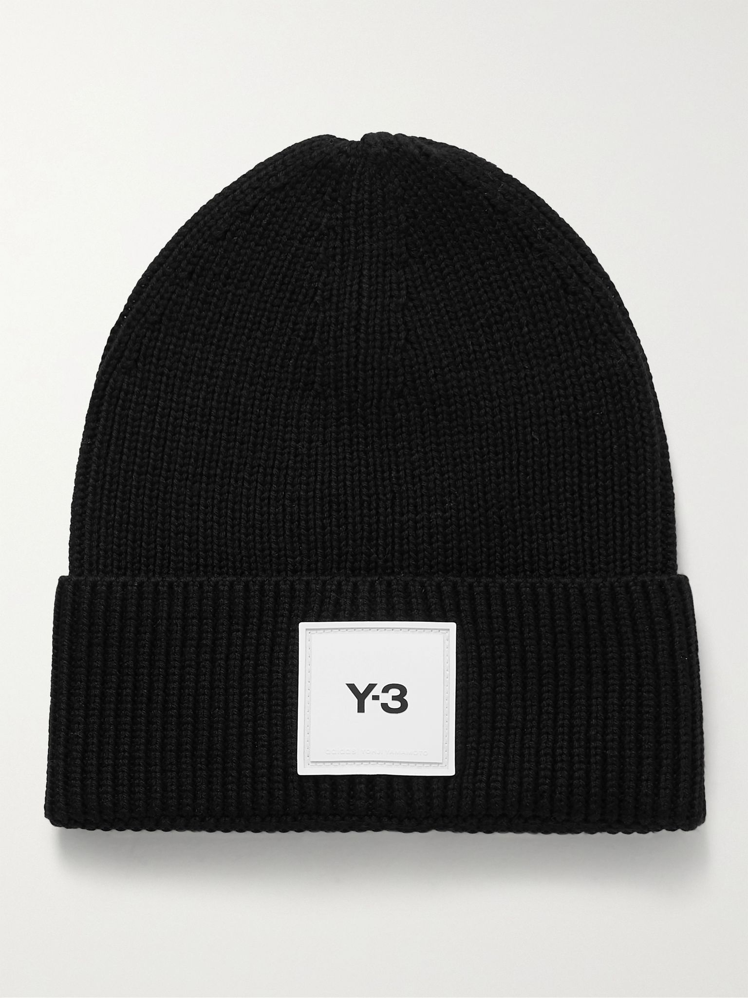 Logo-Appliquéd Ribbed Merino Wool Beanie - 1