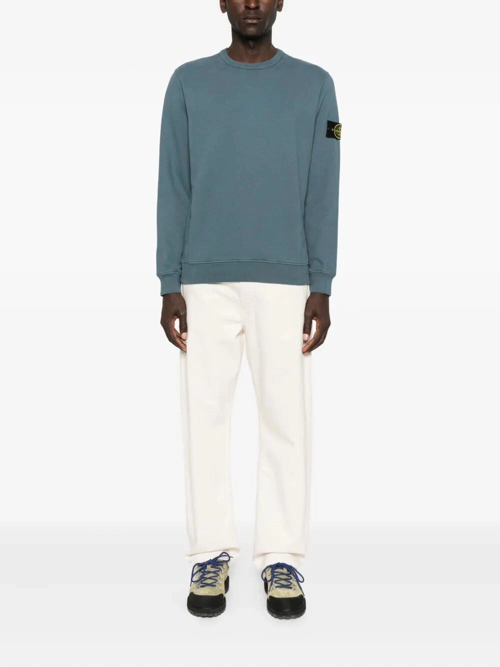 Stone Island Men `Brushed Organic Cotton` Sweatshirt - 2