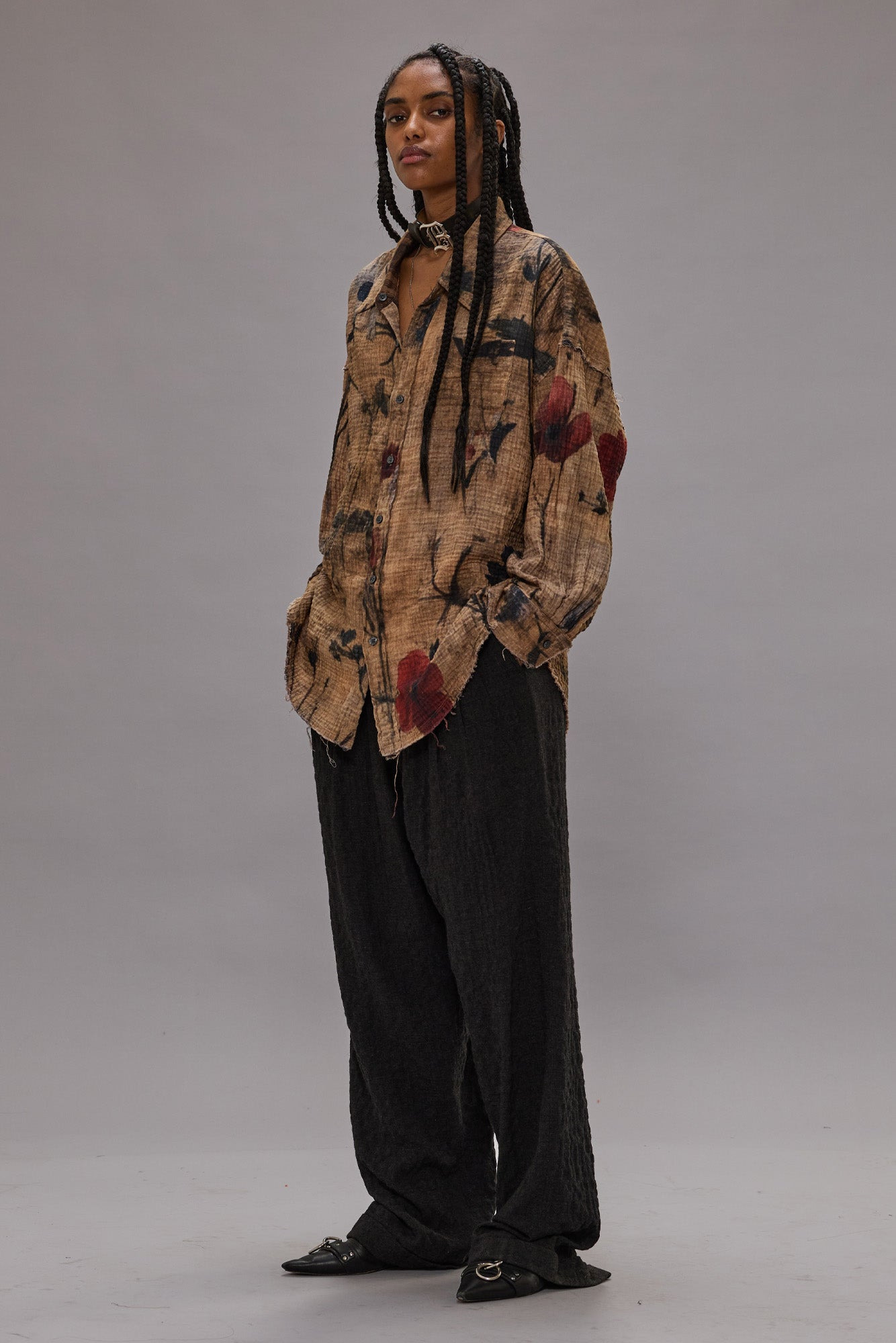 REVERSIBLE DROP NECK SHIRT - 2