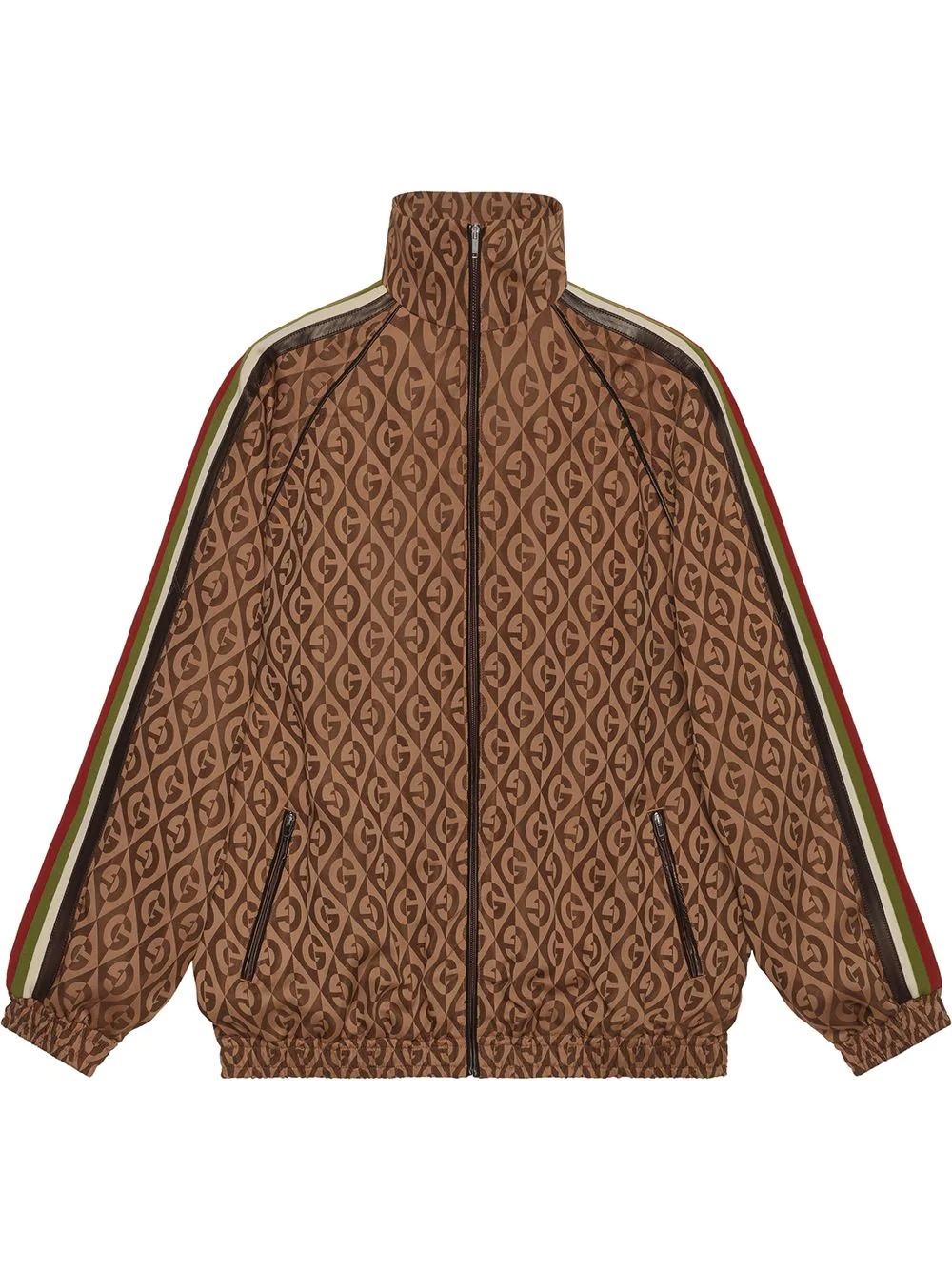 oversize G rhombus zip jacket - 1