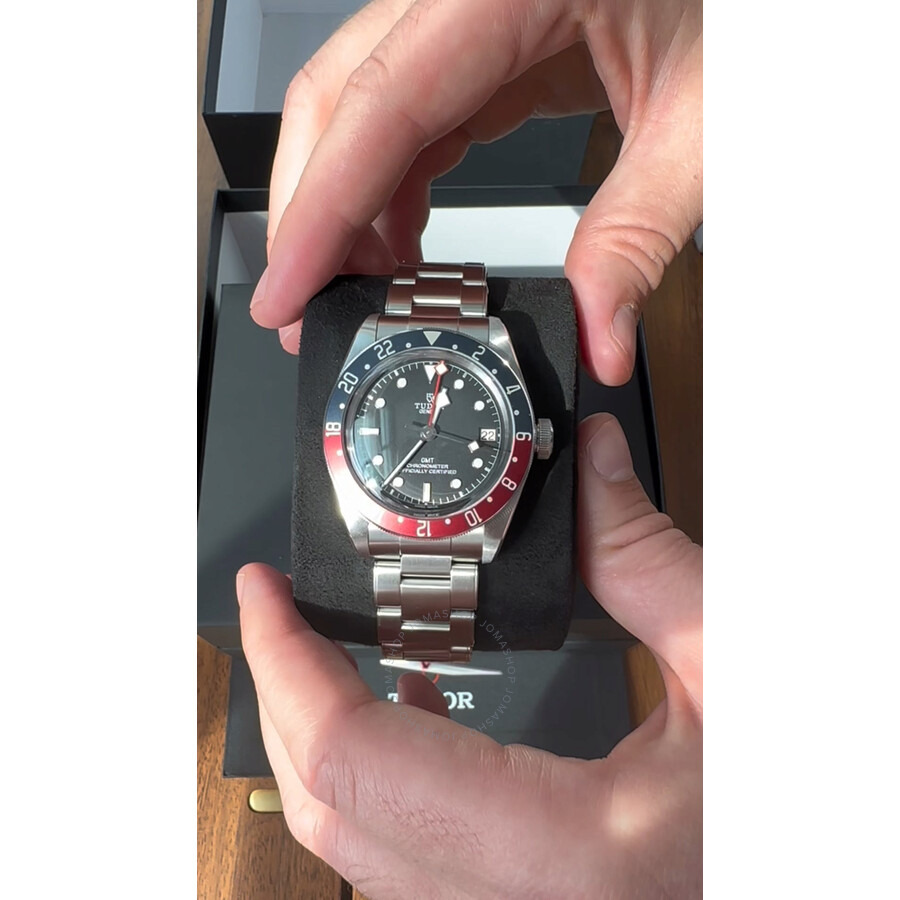 Tudor Black Bay Automatic Black Dial Men's GMT Pepsi Bezel Watch 79830RB-0001 - 5