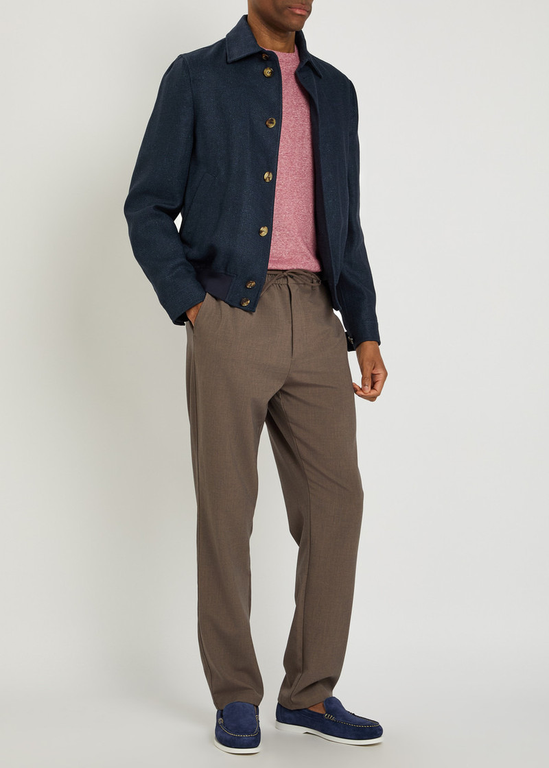 Brunello Cucinelli Silk and Linen-blend Jacket 4