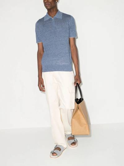 Brunello Cucinelli short-sleeve polo shirt outlook