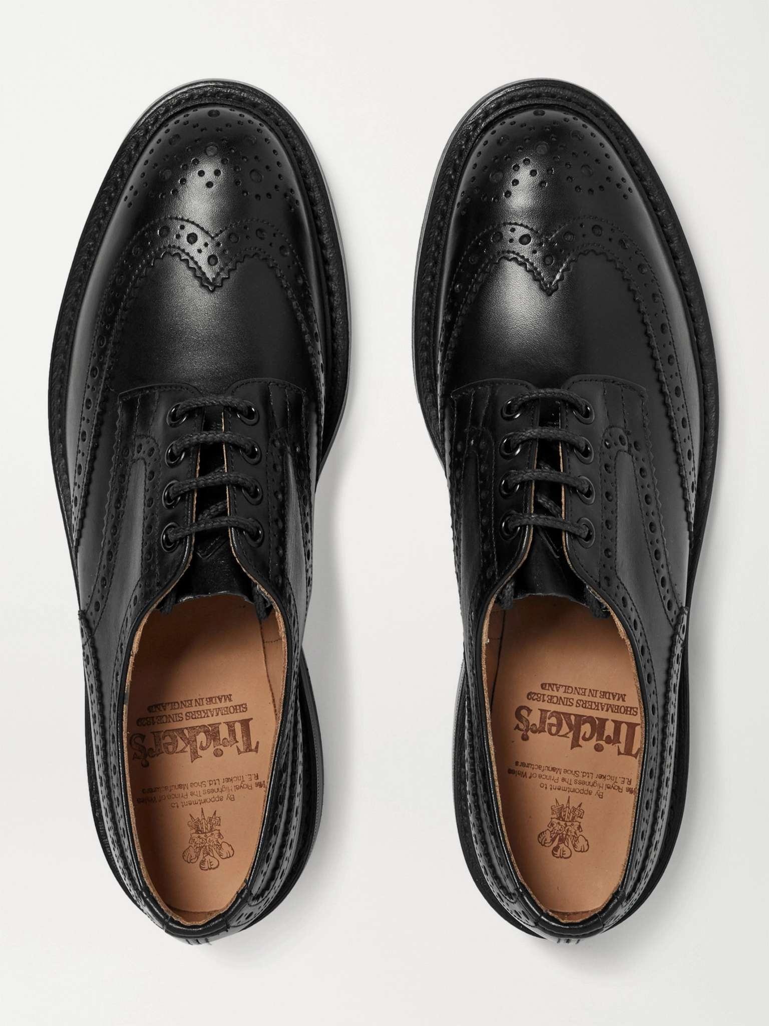 Bourton Leather Wingtip Brogues - 8