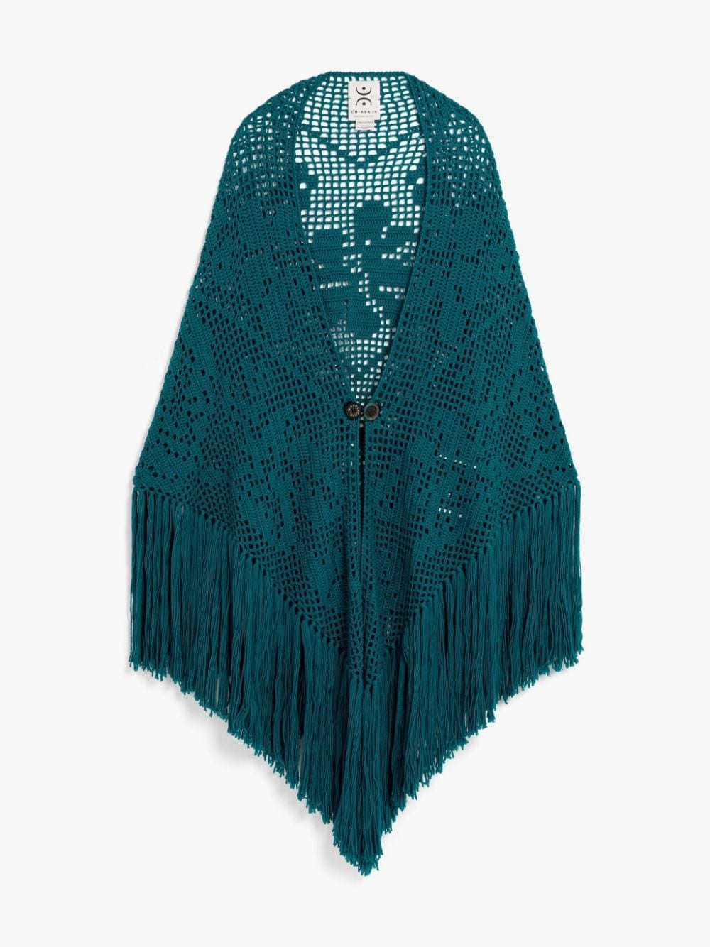 CHIARA IS SEA BLUE WOOL SHAWL - 6