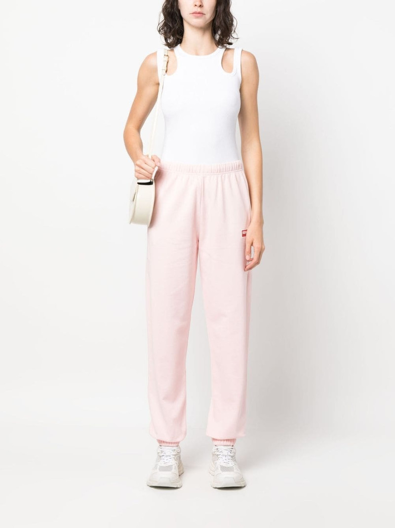 KENZO logo-embroidered cotton track pants outlook