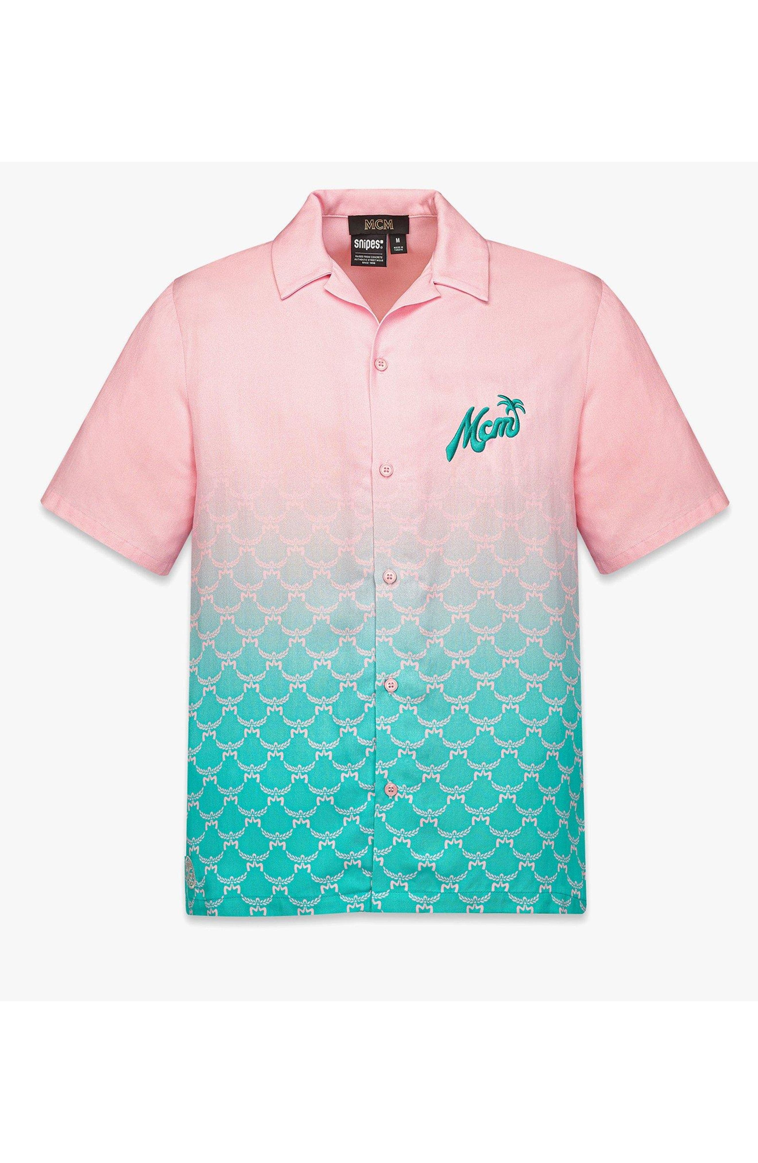 MCM x SNIPES Gradation Monogram Shirt in Pink at Nordstrom - 1