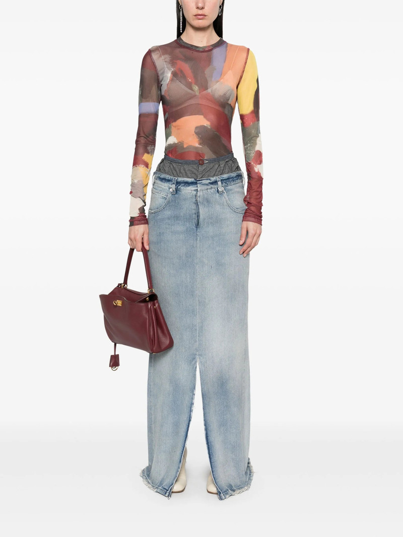 Maison Margiela Denim Maxi Skirt outlook