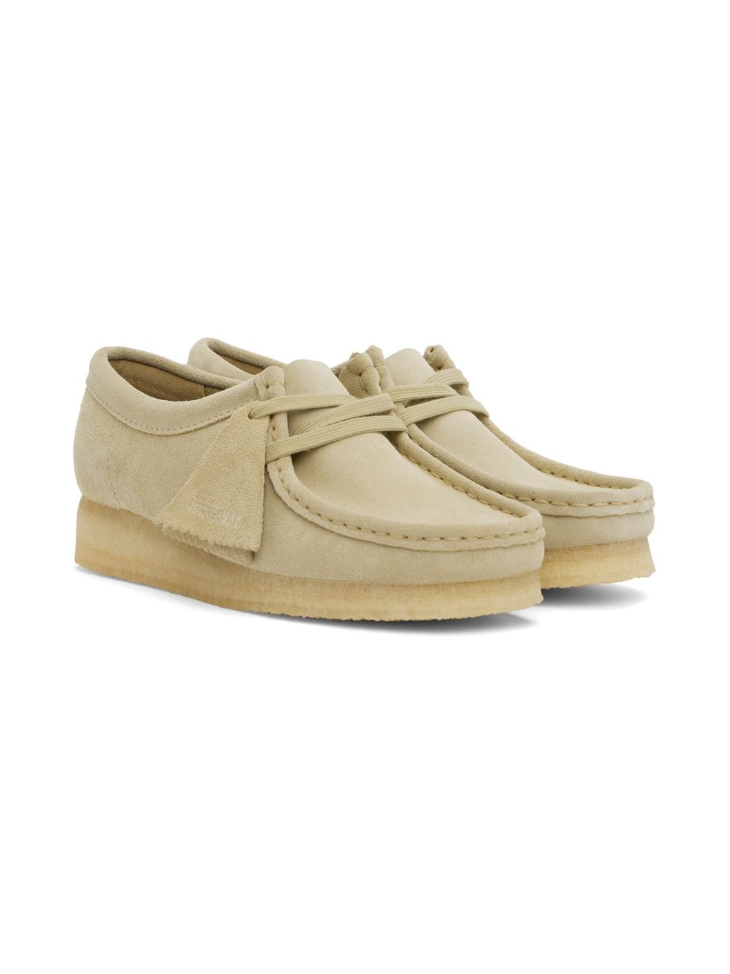 Beige Wallabee Derbys - 4