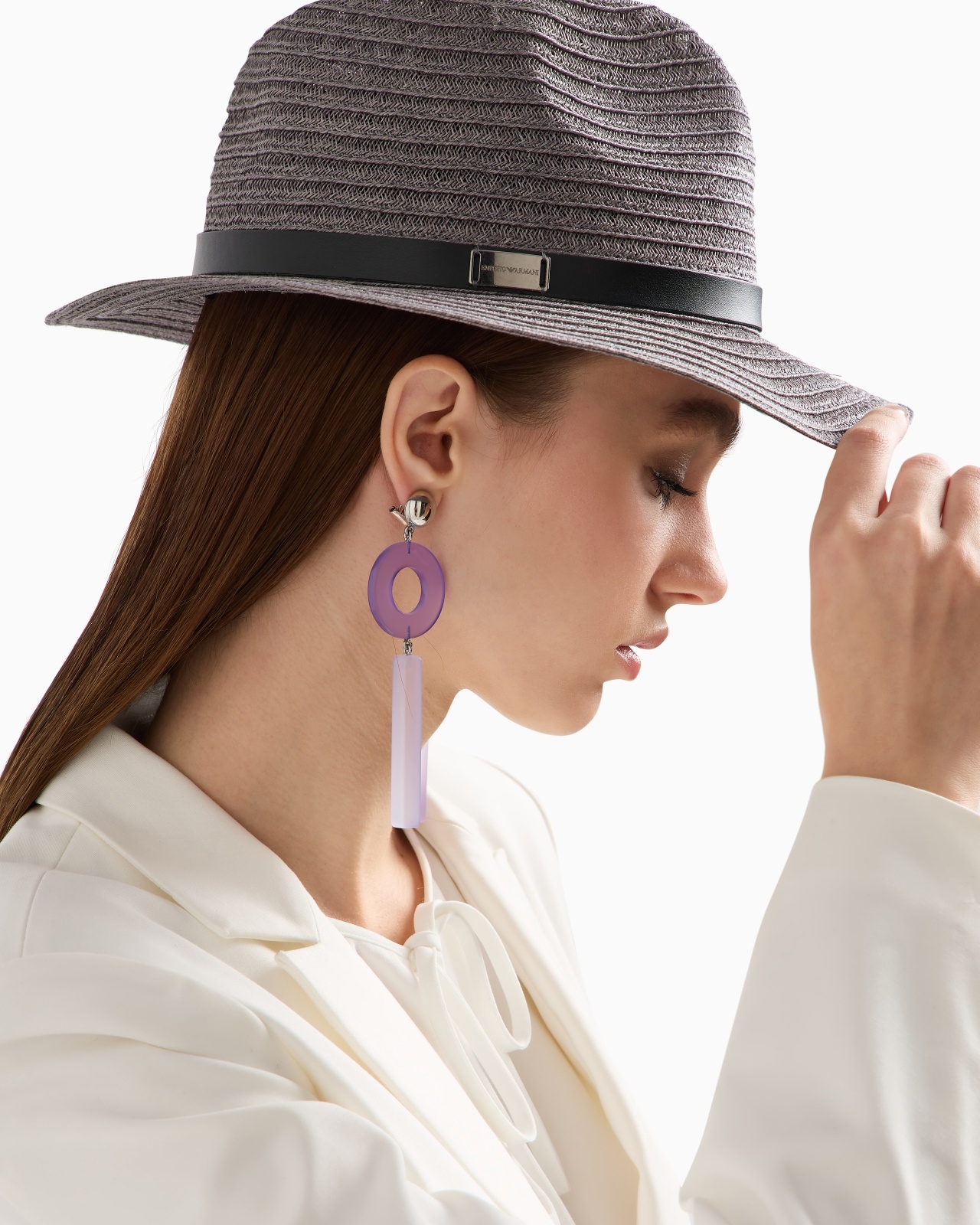 BRAIDED HEMP HAT WITH BAND - 3