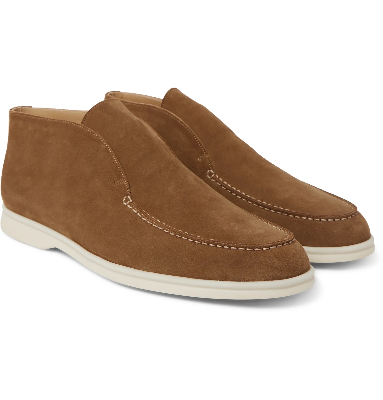 Open Walk Suede Boots - 17