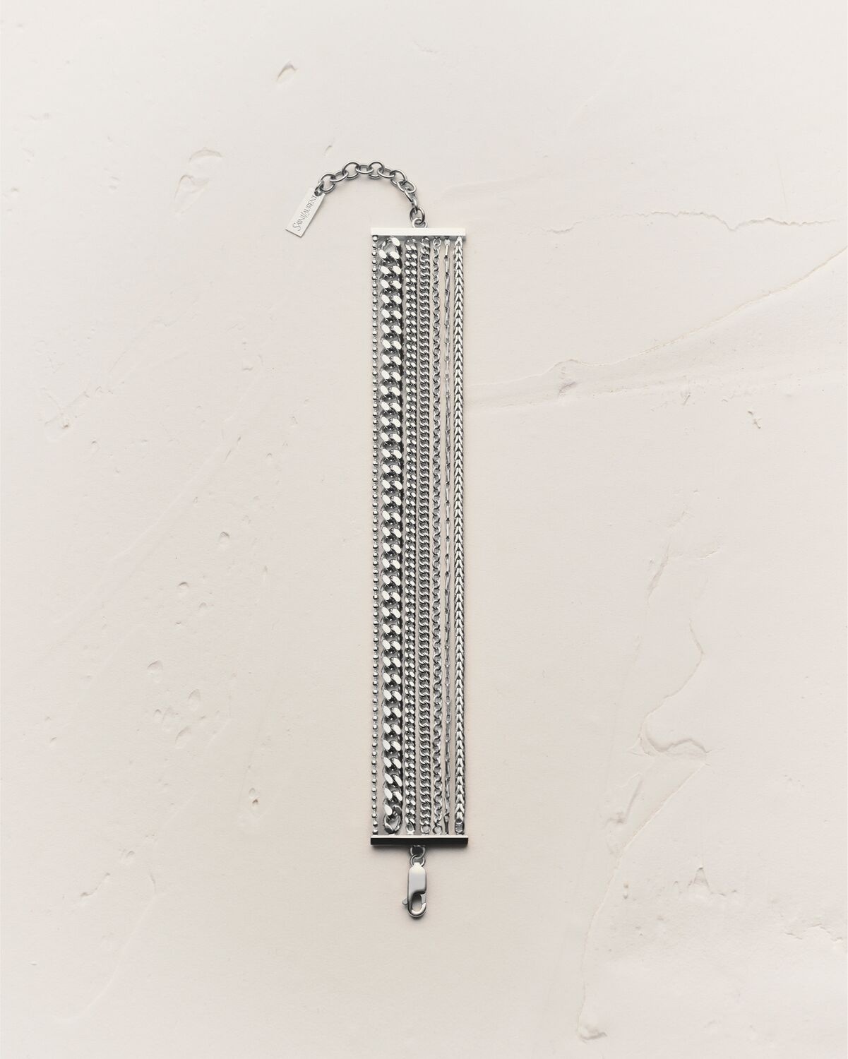 MULTI-CHAIN BRACELET IN 18K GREY GOLD - 1