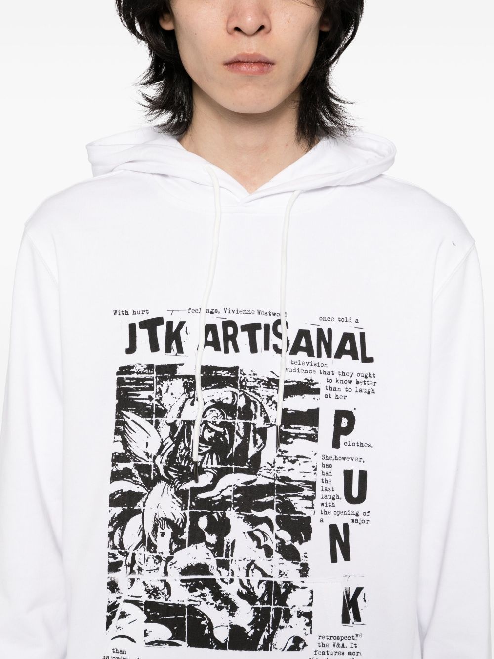 "There Was A Punk" hoodie - 5