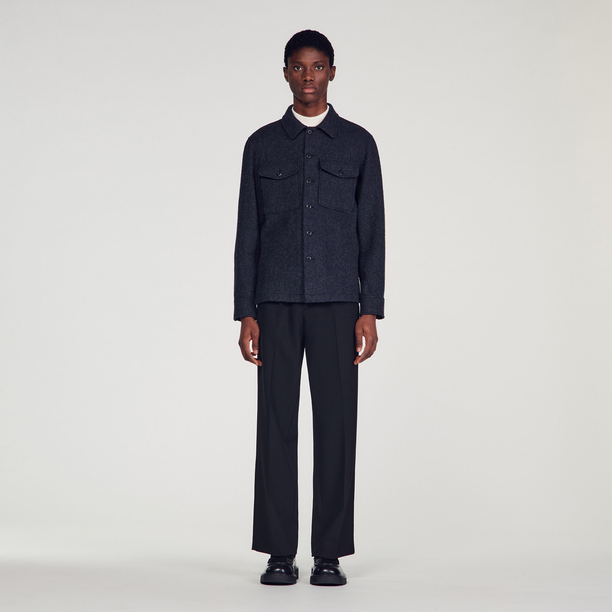 WOOL OVERSHIRT - 3