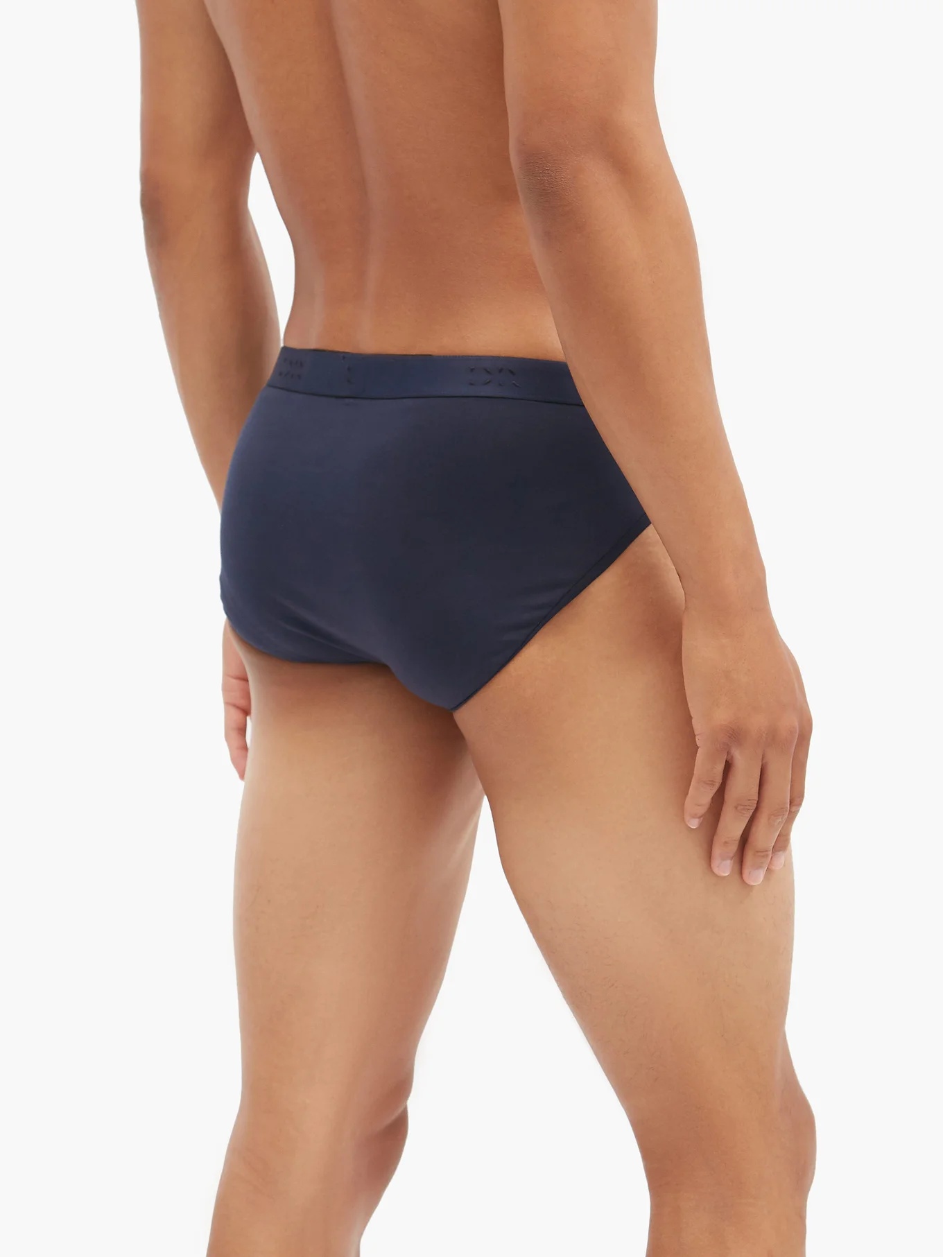 Jack mid-rise cotton-blend jersey briefs - 3