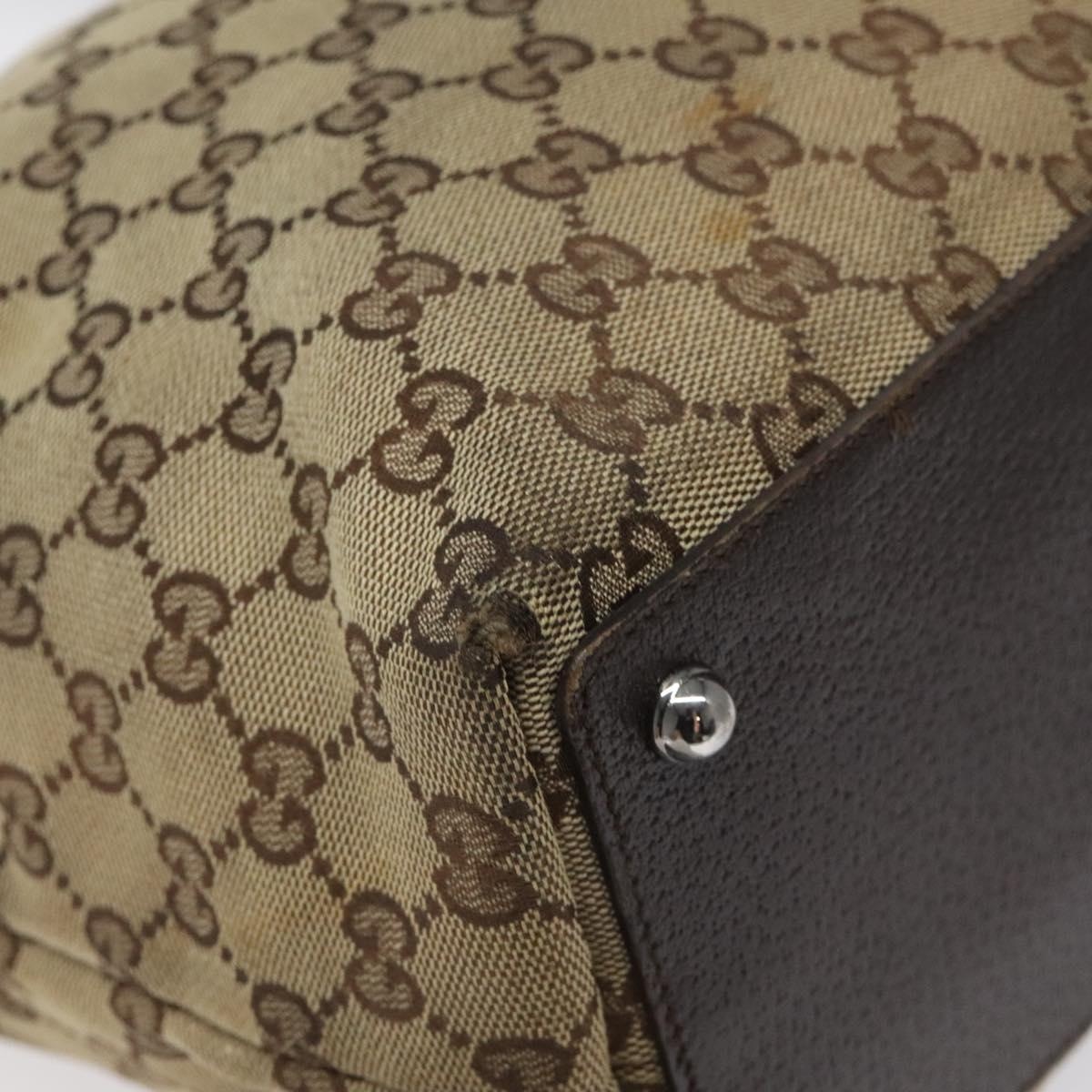 GUCCI GG Canvas Tote Bag Beige - 15