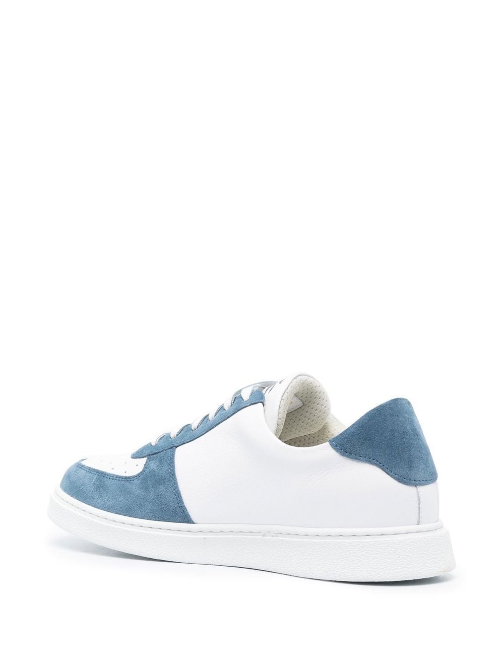 logo-print panelled sneakers - 3