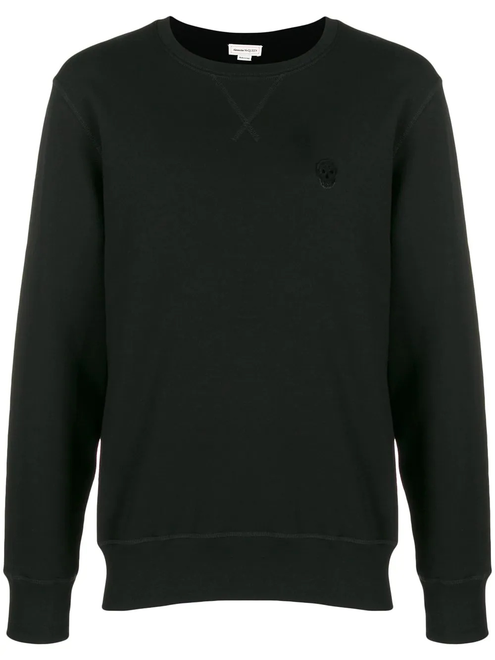 skull patch sweatshirt - 1