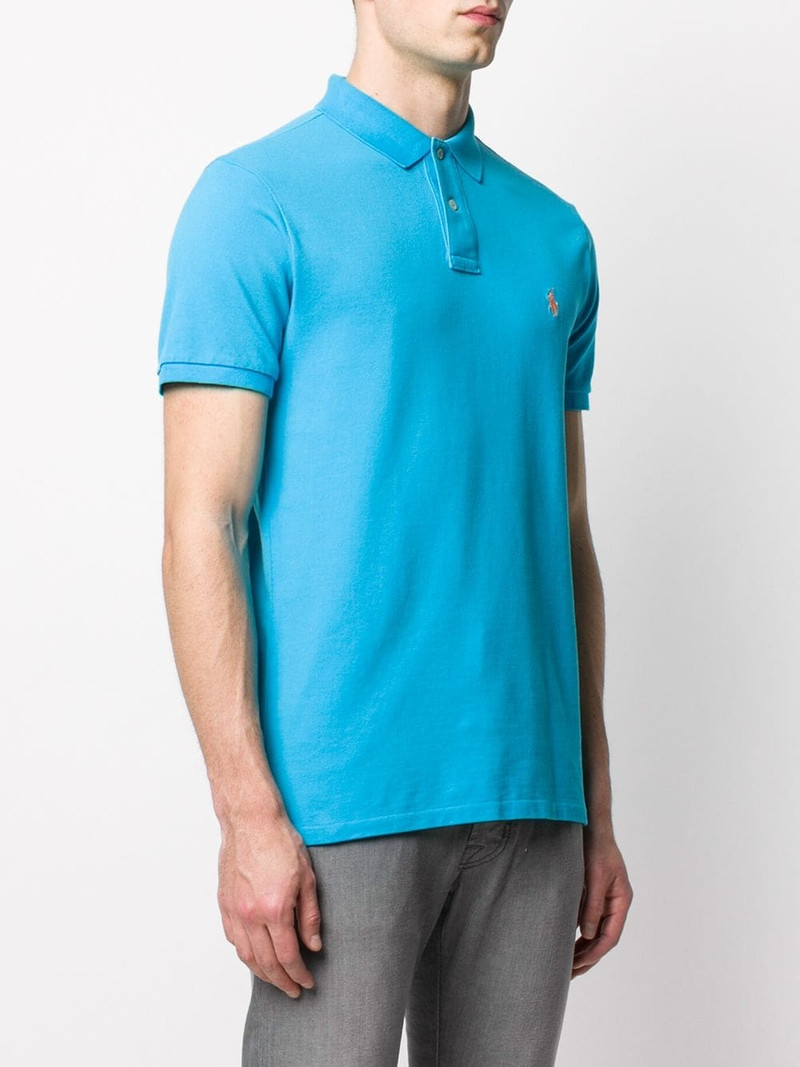 embroidered logo polo shirt 3