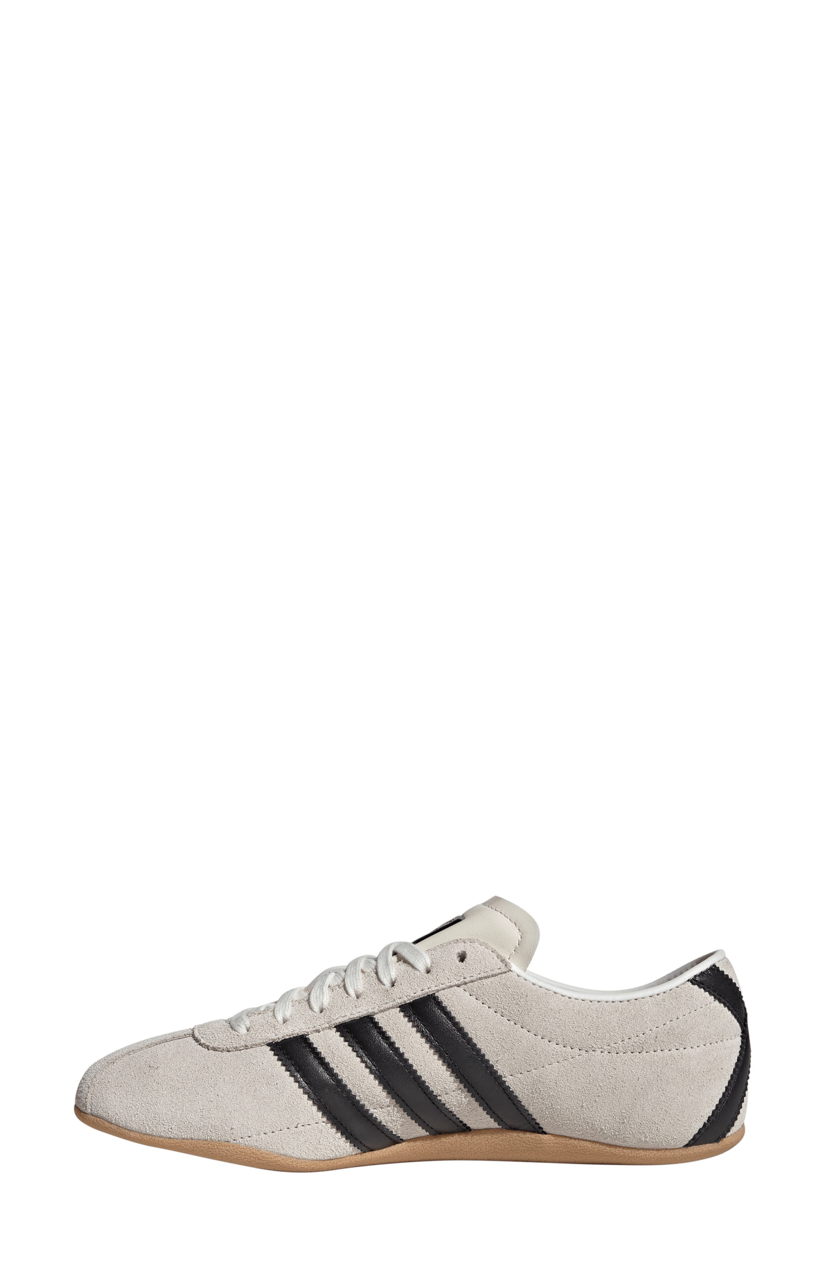 adidas Tokyo Low Top Suede Sneaker in Off White/Black/Gold Met at Nordstrom - 6