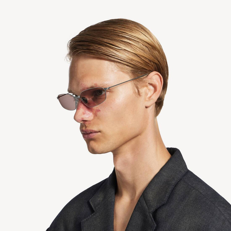 Invisible 2.0 Oval Sunglasses in Light Silver 7