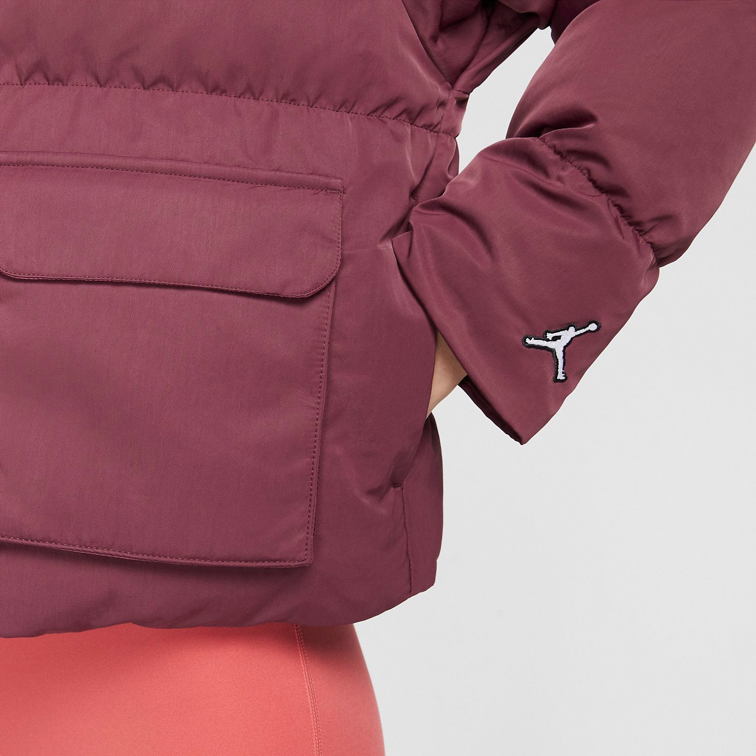 (WMNS) Air Jordan Windproof Warm Cotton Jacket 'Purple' DR0547-645 - 3