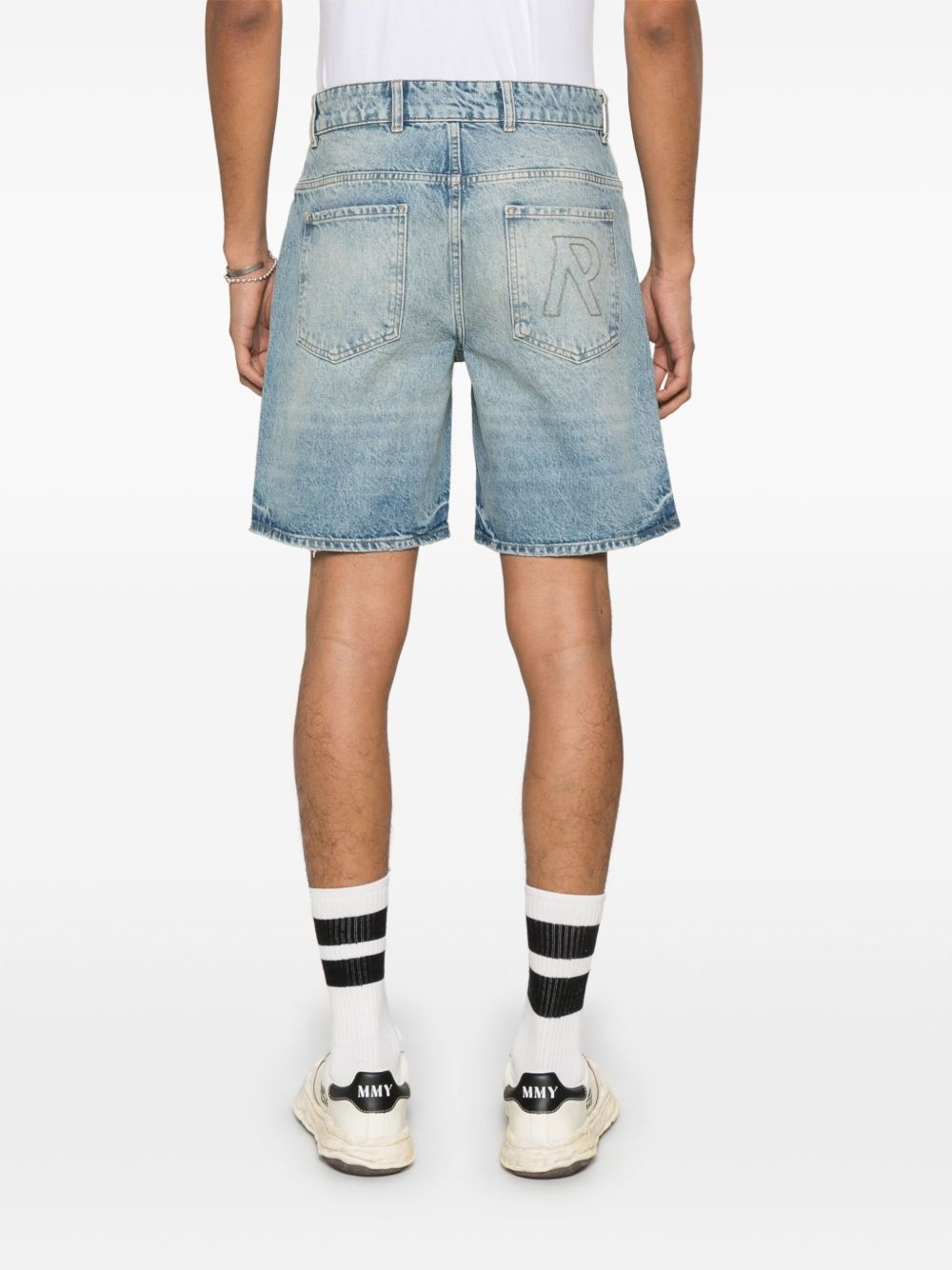 R10T Tailored denim shorts - 4