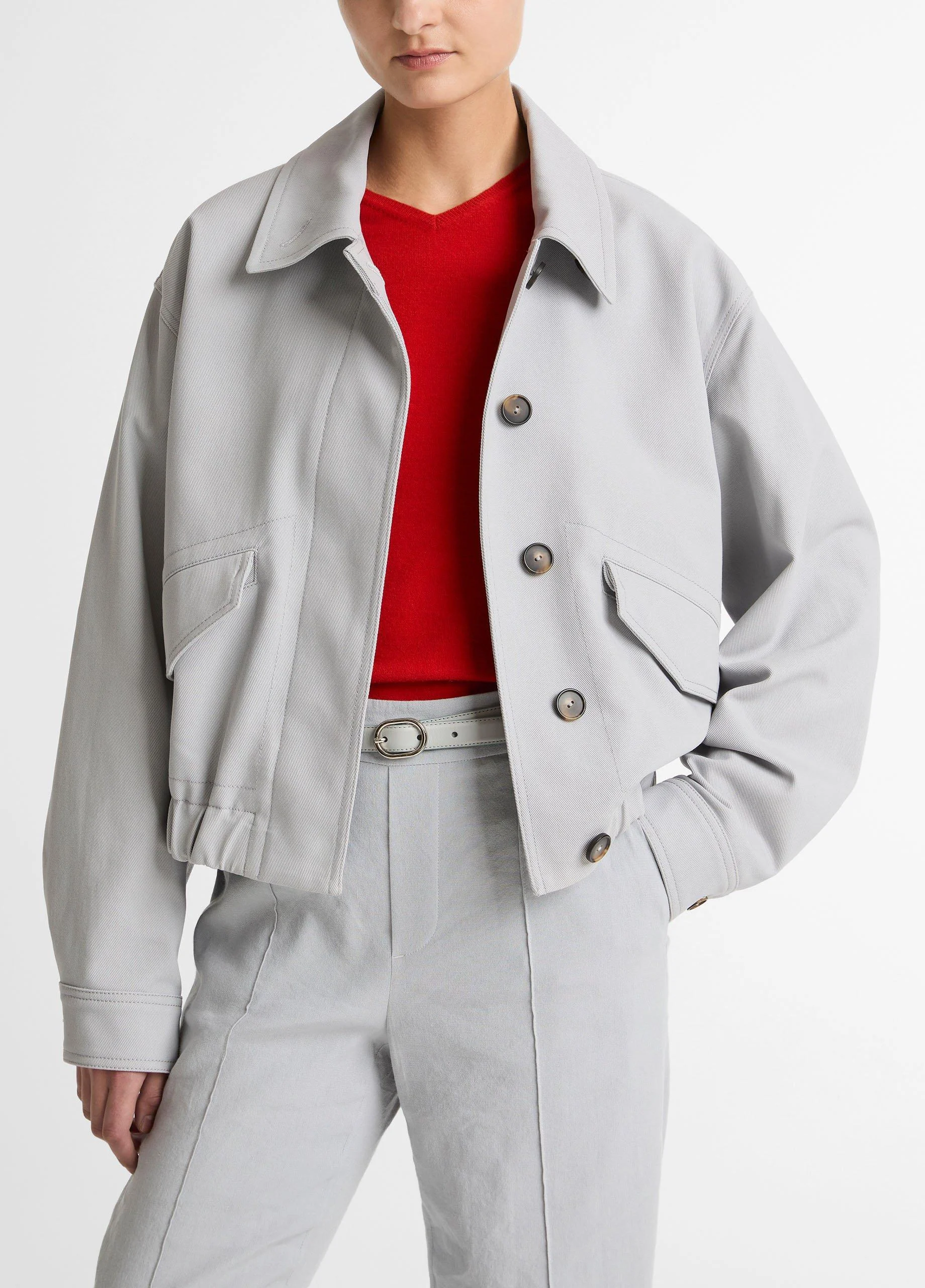 Cotton Bomber Jacket - 1
