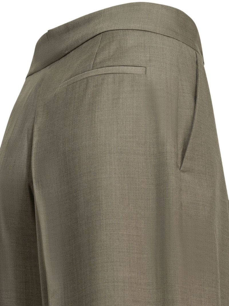 Bogart pleated wide-leg trousers 3