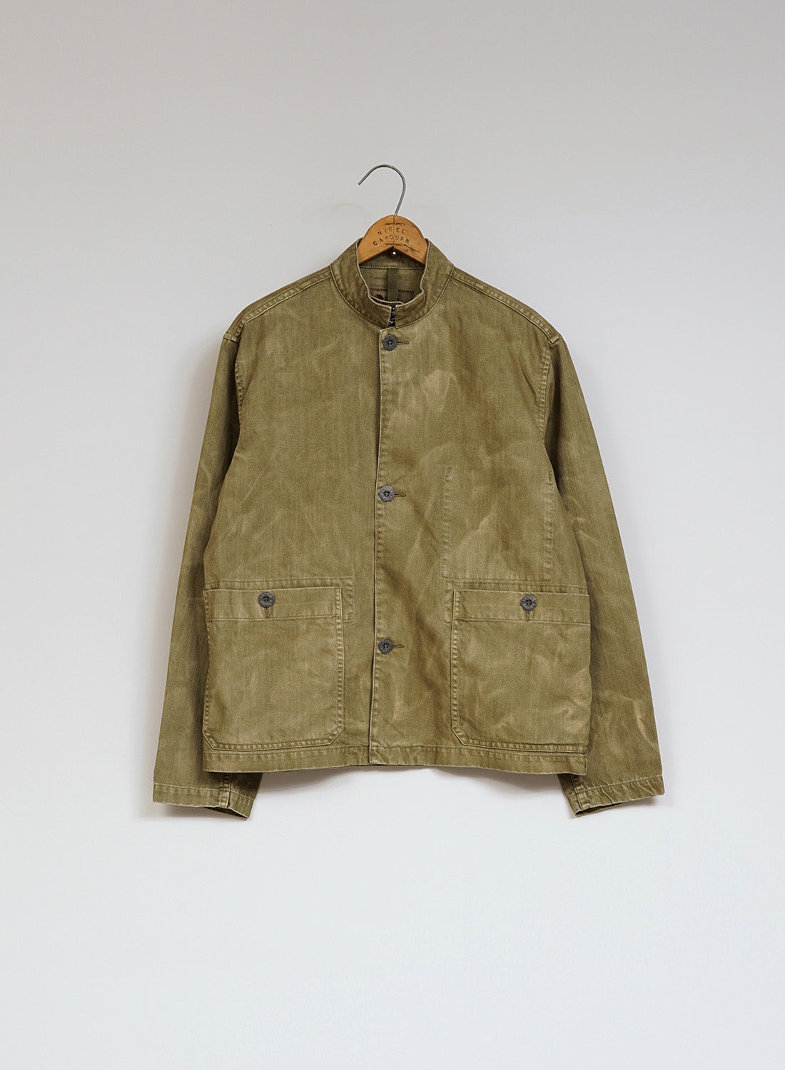 Railroad Jacket Cotton Twill in British Tan - 1