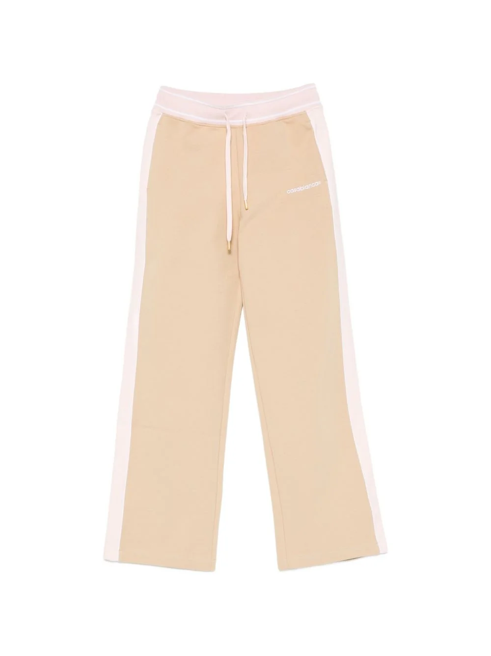 Punto side-stripe drawstring track pants - 1