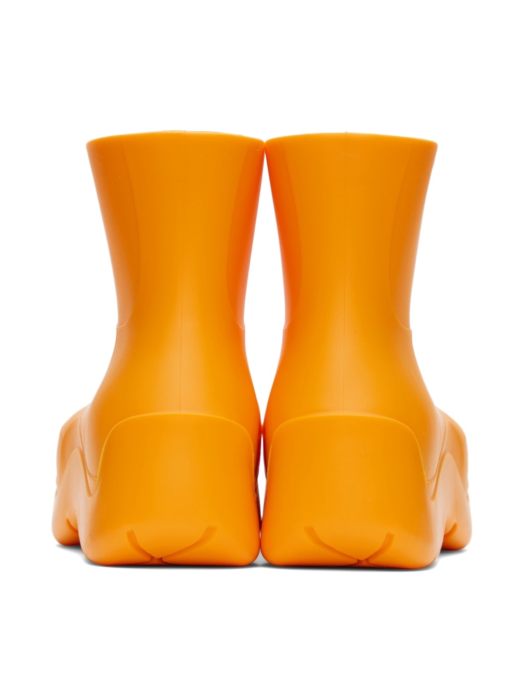 Orange Puddle Boots - 2