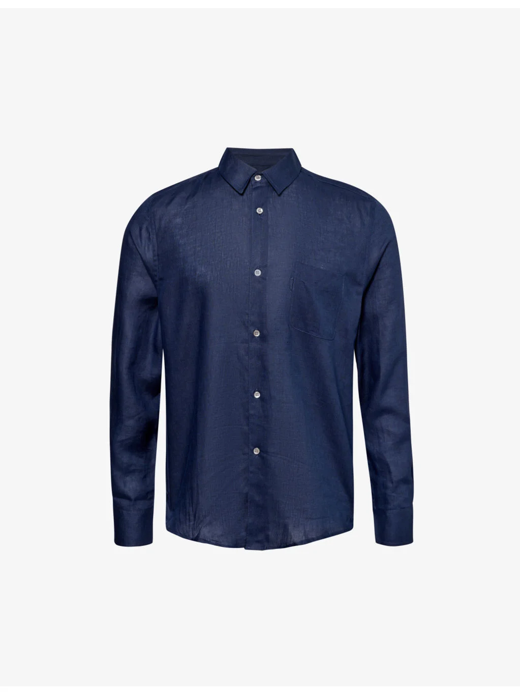 Monaco regular-fit linen shirt - 1
