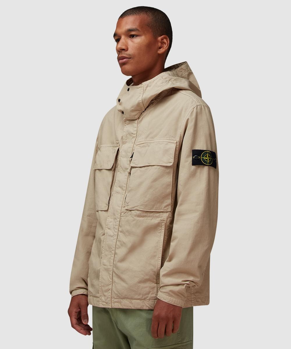 Canvas weave utility parka jacket - 2
