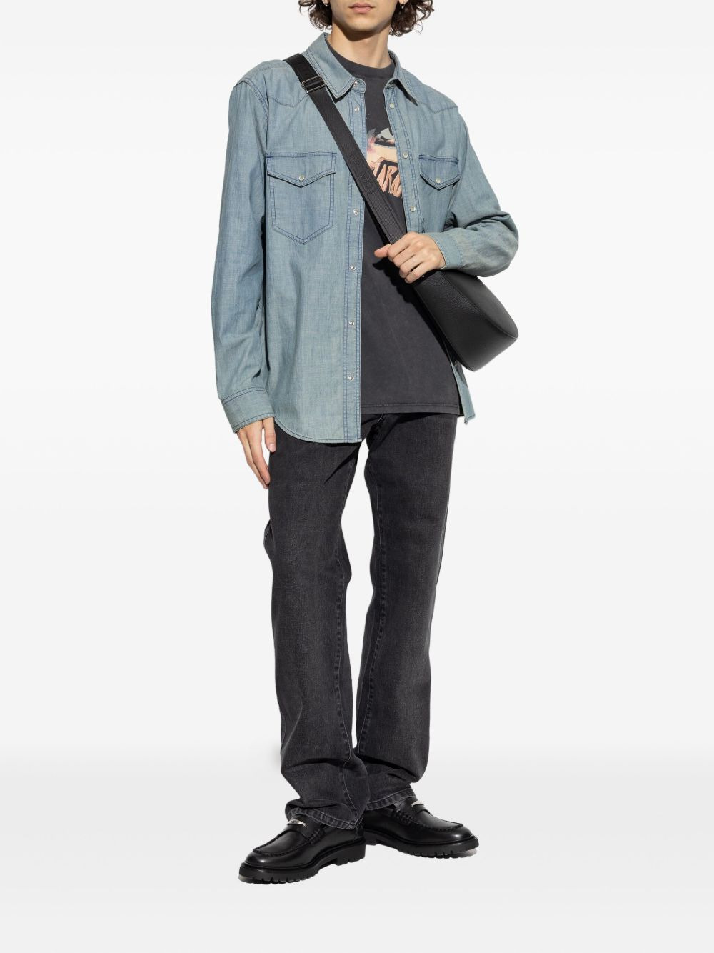 double-pocket cotton shirt - 2