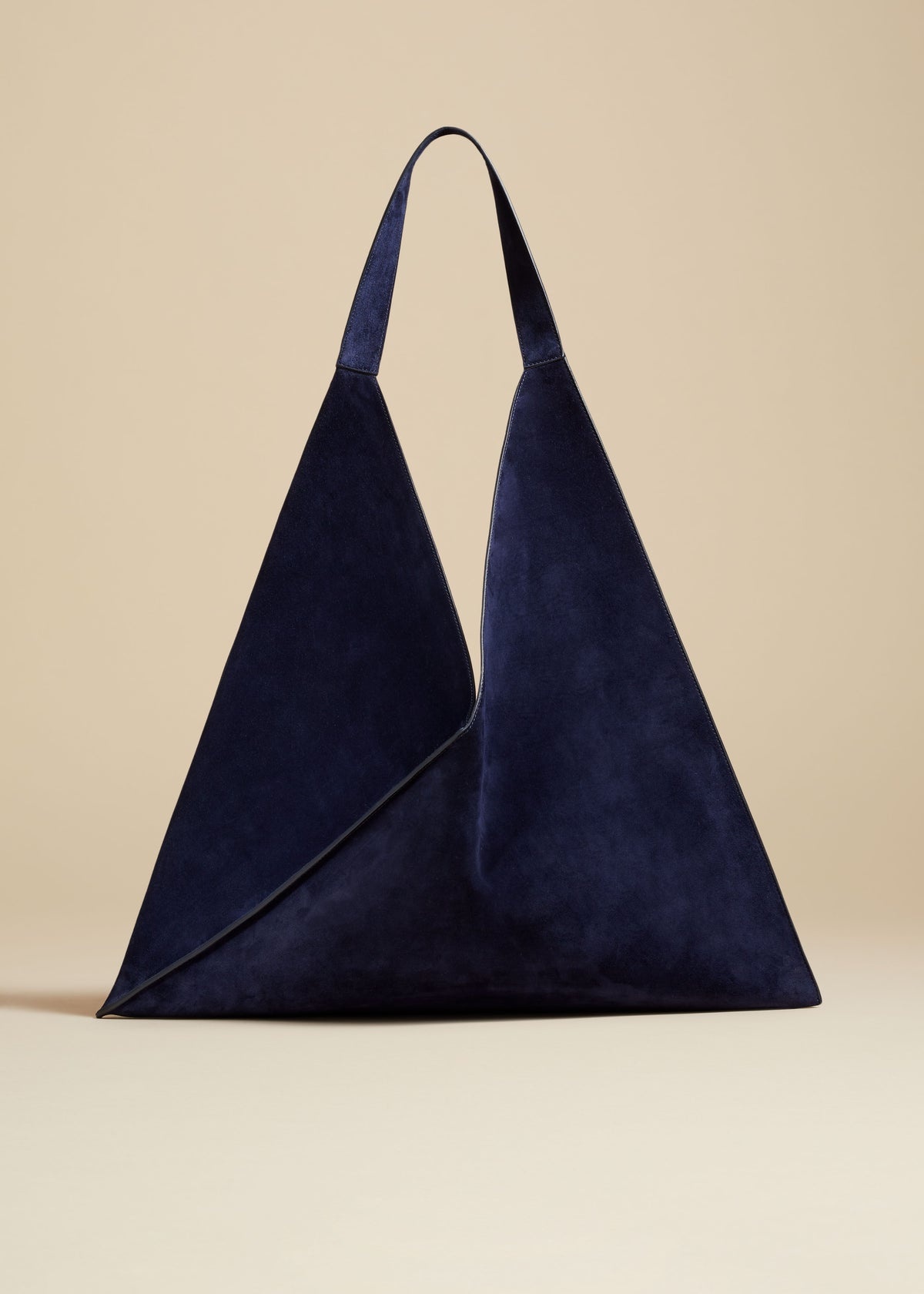 The Sara Tote in Midnight Suede - 1