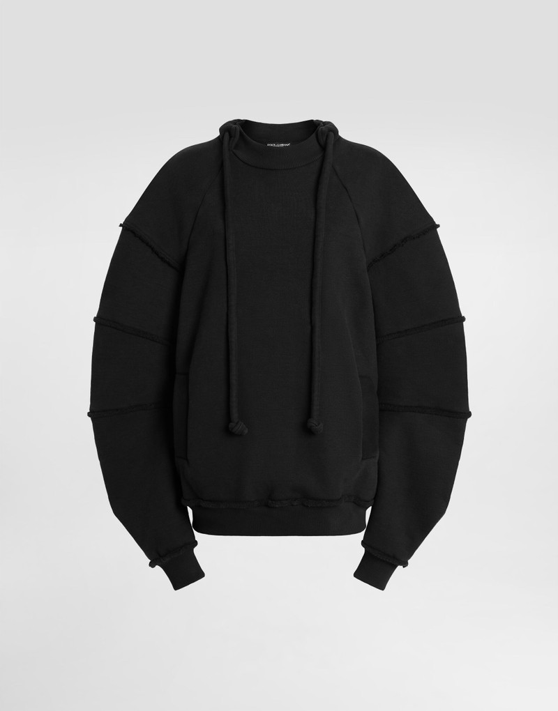 Cotton crew neck sweatshirt 1
