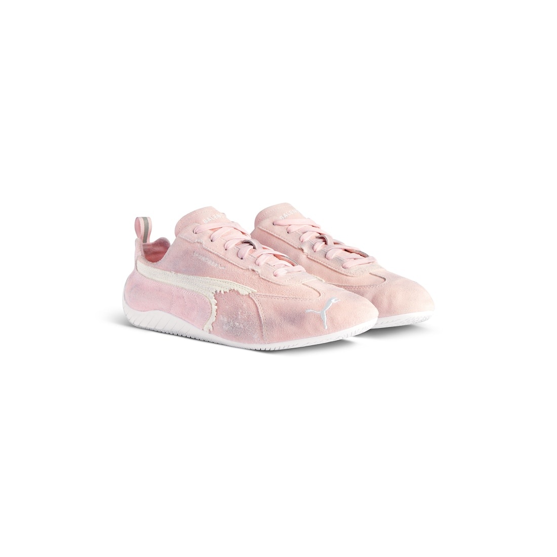 Speedcat Suede Balenciaga in Pink/white - 2