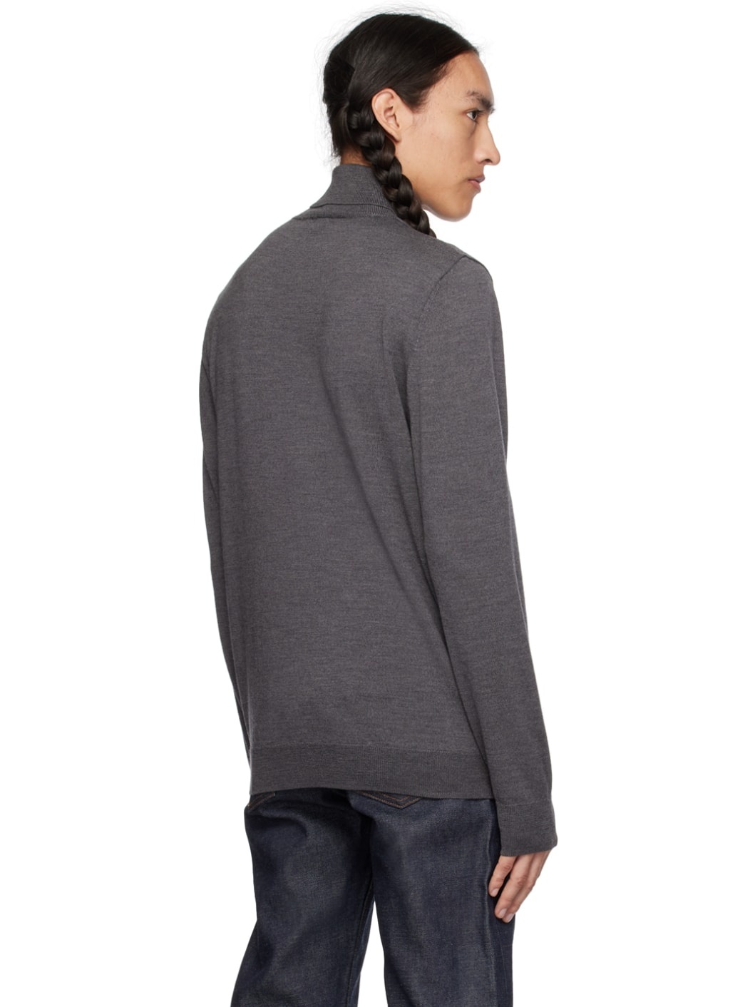 Gray Dundee Turtleneck - 3