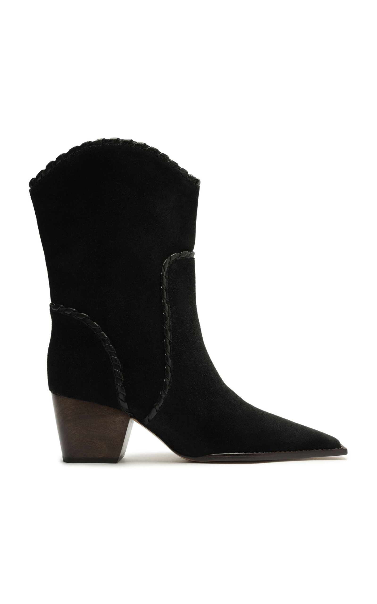 Victoria Suede Boots black - 1