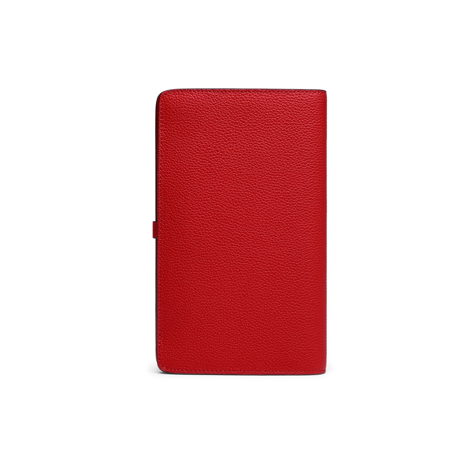 Red leather document holder - 4
