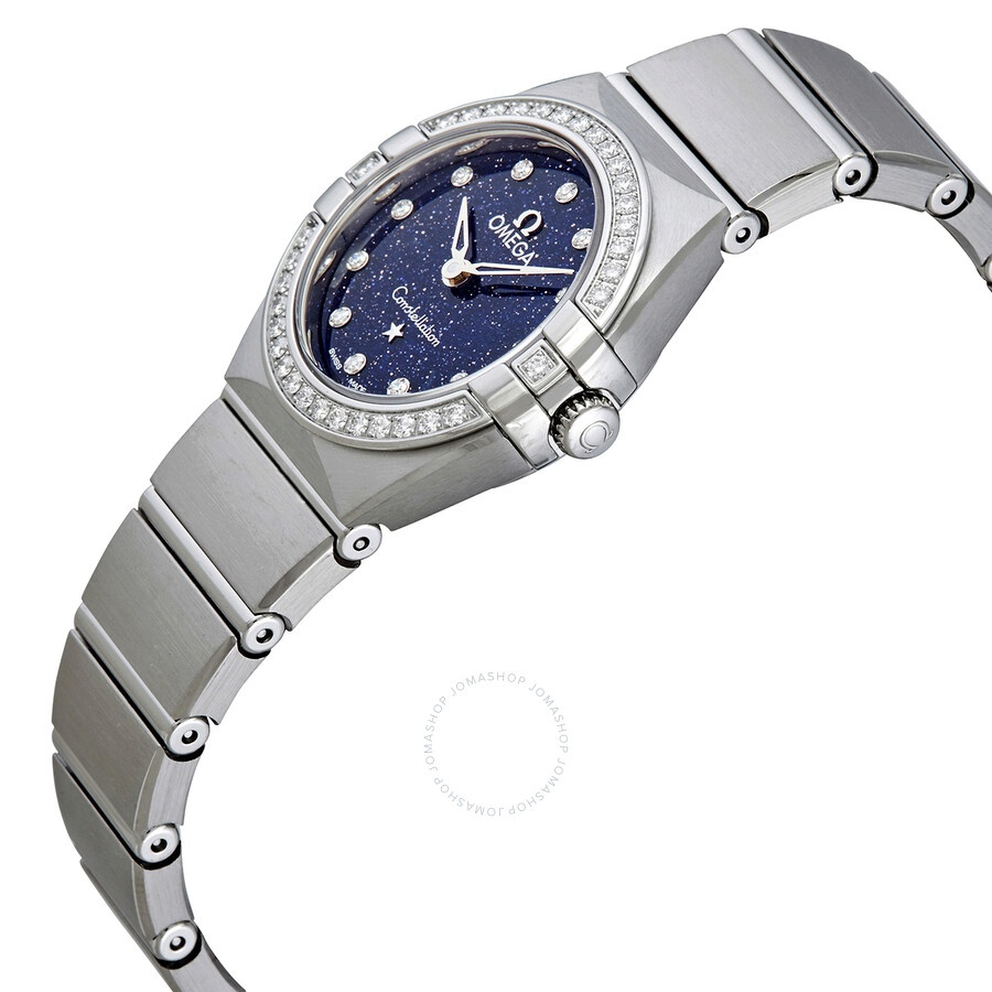 Omega Constellation Quartz Diamond Blue Dial Ladies Watch 131.15.25.60.53.001 - 2