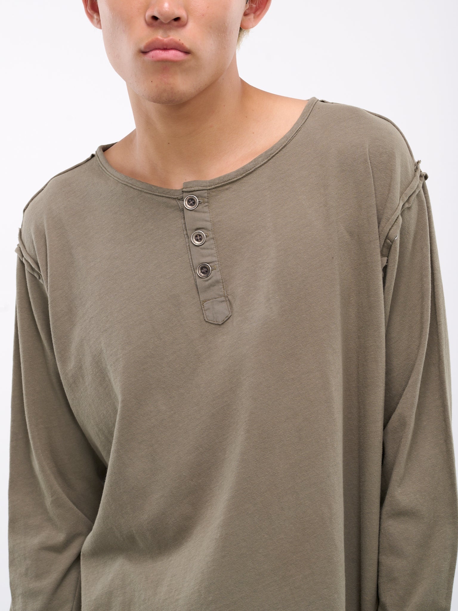 Long Sleeve Henley - 5