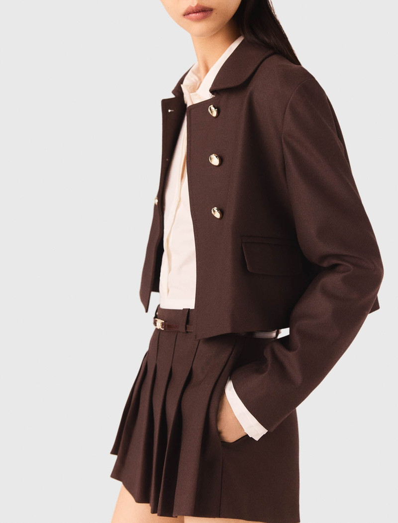 Short double-breasted jacket 3